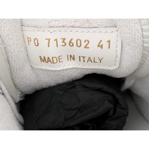 Yves Saint Laurent SL/61 Low Top Leather Sneakers YSL 41 US 11 Floor Sample $875 - Picture 8 of 12